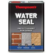 Thompsons Water Seal 5 L Protects Weatherproof Bricks Stone Concrete Exterior 