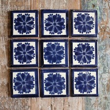 9 x  Ceramic Mexican Tiles