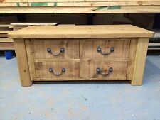 Rustic 4 drawer Coffee Table -