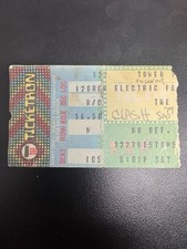 1979 The Clash Concert Ticket