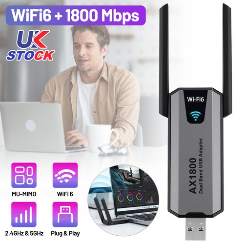 1800mbps usb wifi - 6, adapter