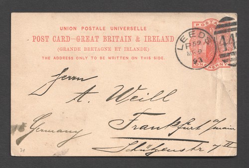 Queen victoria postal - 1d,