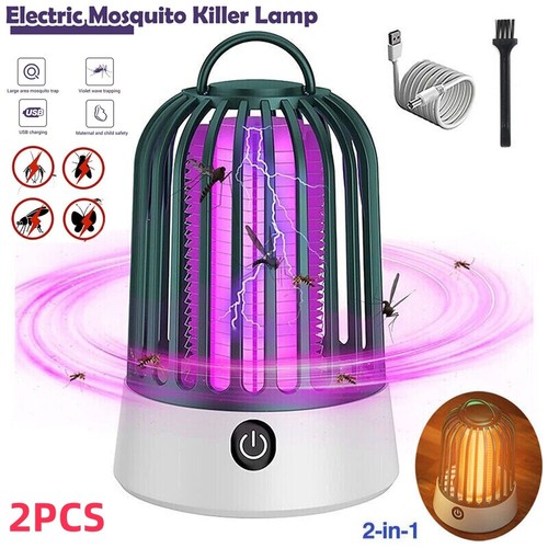 2pcs rechargeable led bug - rechargeable,