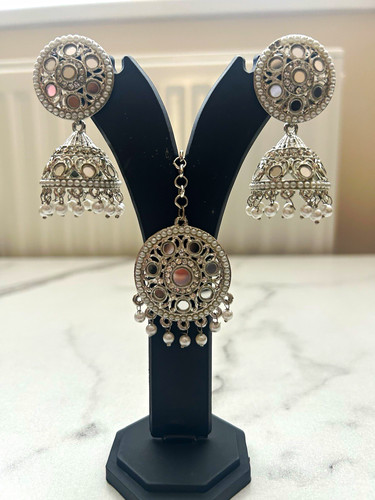 Indian silver tone - indian, jewellery