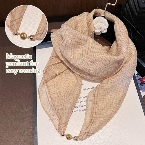 Golden thread organza - organza, silk