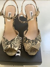 DUNE reptile print sandal 38/5