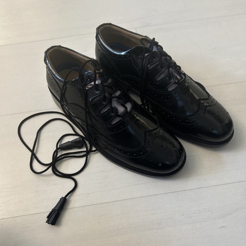 Scottish leather shoes black - leather,