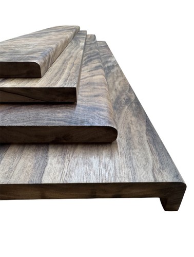 Solid walnut window - window, sill