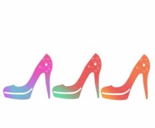 Ladies High Heel Shoe Metal