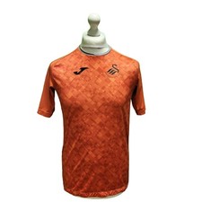 XX347 Men's Joma Orange Swansea City FC 3rd Kit Football Shirt UK S