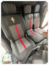SEAT COVERS FOR Vauxhall Combo ECO LEATHER with Logos Seats 2+1 NEW DESIGN