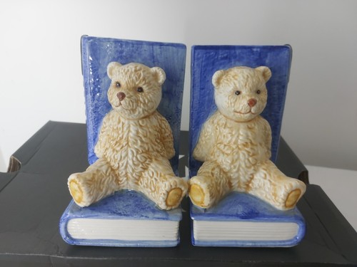 Teddy bear bookends - teddy,