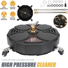 13" Pressure Washer Surface Cleaner 2500PSI Stainless Steel 180° Rotating Patio