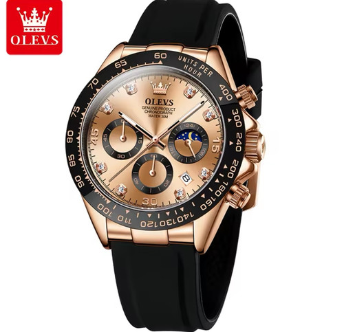 Olevs mens chronograph luxury - olevs,