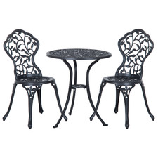 Black Cast Aluminum 3-Piece