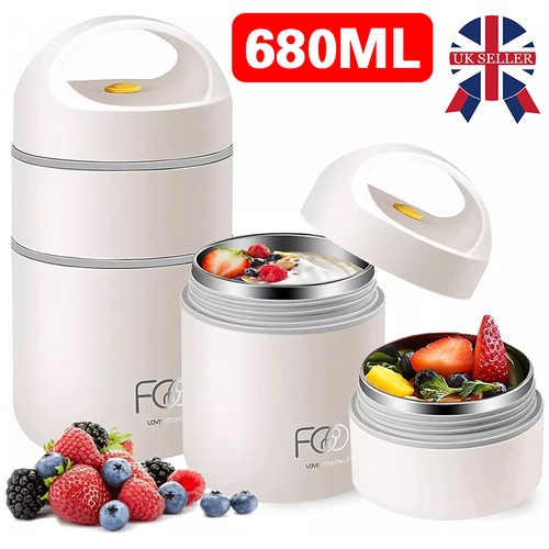 Stainless steel thermos flask - steel,