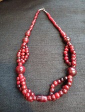 Vintage red horn - red,
