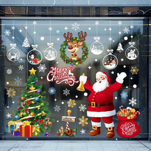 Christmas decorations window - christmas,