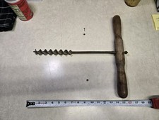 Vintage T-Handle Wood Auger