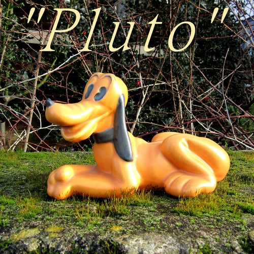 Rare disneys pluto flaxman - pluto,,