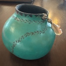 turquoise-painted decorative