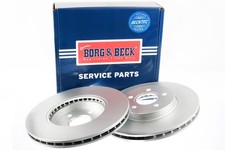 2x Brake Discs Pair Vented