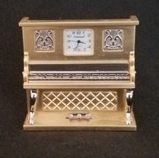 Miniature Gold Spinet Piano