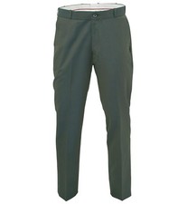 Relco Mens Stay Press Green