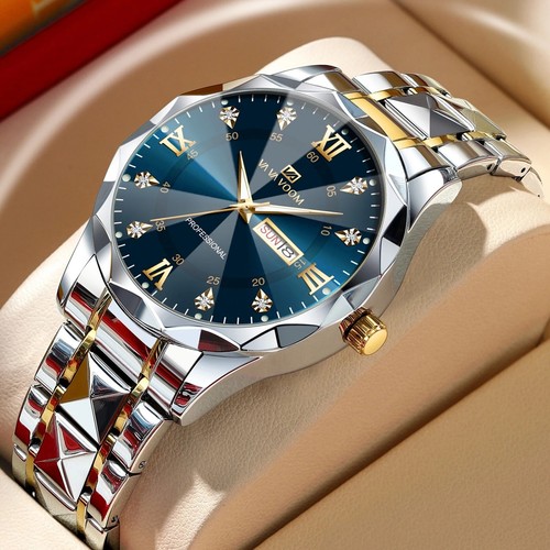 Mens luxury quartz watch - luxury,