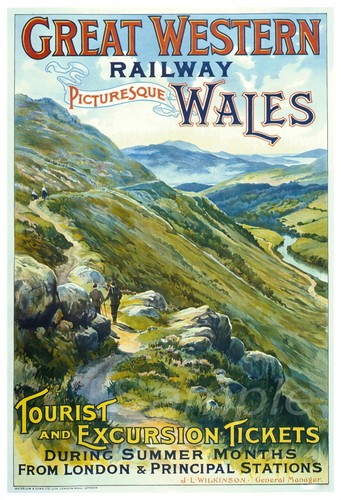 Vintage wales gwr railway - vintage,