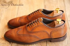 Church's Tan Brown Leather Oxford Brogue Shoes Men's UK 8 F US 9 EU 42