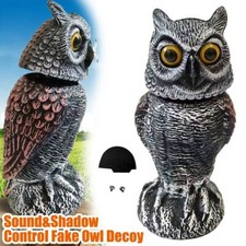 360° Rotating Real Owl Decoy