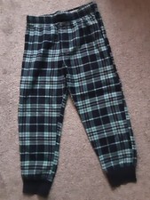 H&M PYJAMAS Bottoms,age4/6,blue Check,very GoodCONDITION 