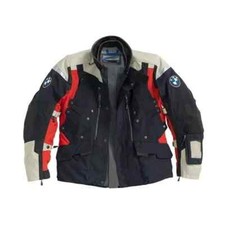 BMW Motorrad Rallye Navy Blue/Red Jacket Men’s Motorcycle/Motorbike RIDE Jacket.