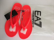 Armani EA7 Women's Sliders flip Flops Gloss Pink UK 6.5 US8 EU40 authentic
