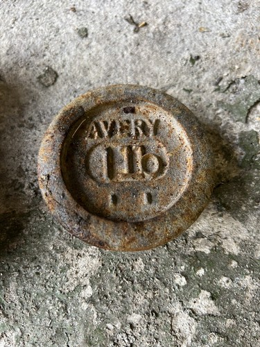 Antique cast iron weight - 1,