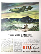 Print 1943 airacobras - ad,