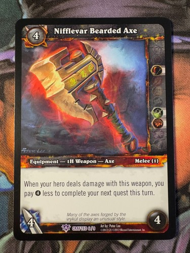 World warcraft tcg promo - warcraft,