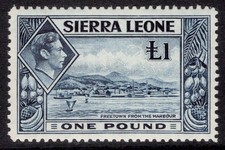 Sierra Leone 1938-44 £1 Deep