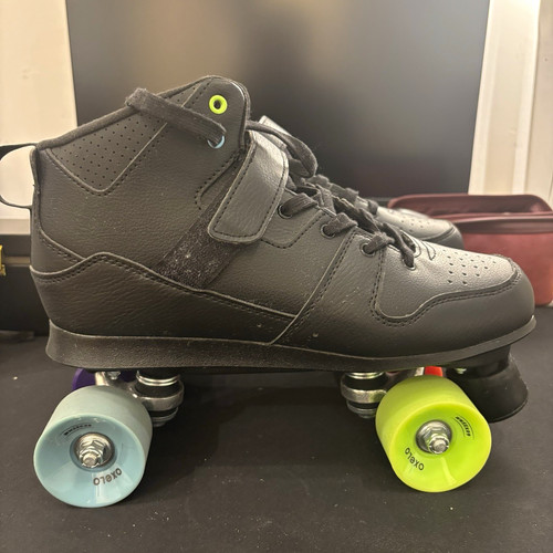 Men black quad roller - men's, skates