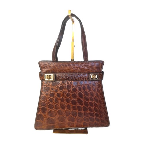 Vintage50s genuine crocodile - genuine,
