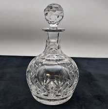 Royal Doulton Georgian Whiskey Decanter Round With Faceted Stopper Signed