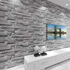 1-6x 3D Brick Effect Wallpaper