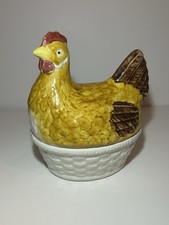 Vintage Hen On Nest Ceramic