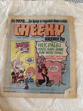 Cheeky Comic 7th Jan 1978 Vintage