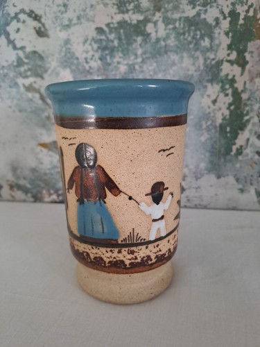 Mexican ceramic pot vase - mexican, pot/