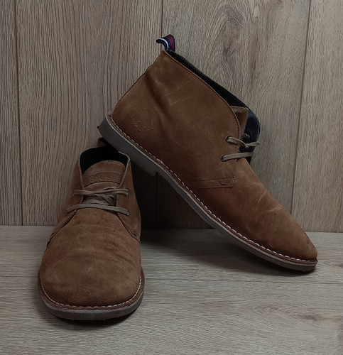 Ben sherman brown suede chukka - suede,