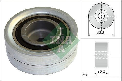 Deflection guide pulley - deflection/guide,