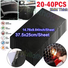 40 Sheets Butyl Sound Deadening Mat 40sq.ft Car Van Vibration Proofing Compact