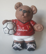 DAVID BECKHAM Vintage 1990s Manchester United Ceramic Teddy Bear Man U EXCELLENT